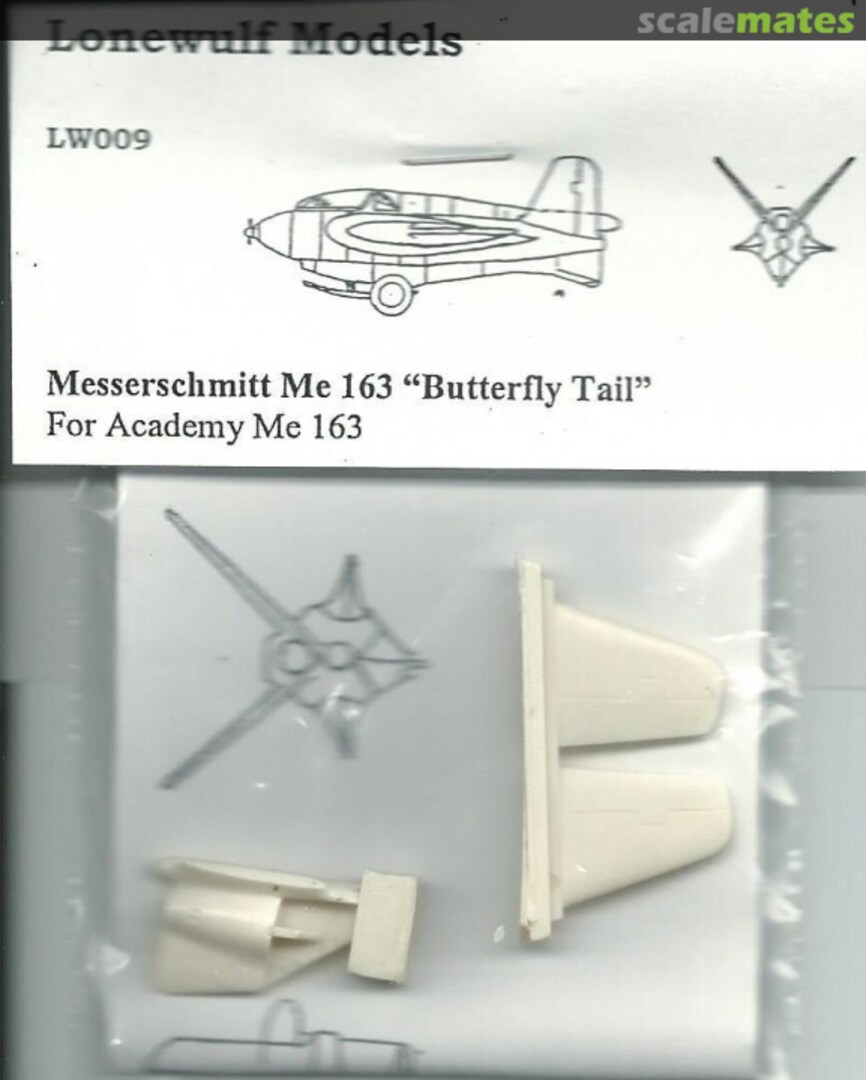 Boxart Me 163 'Butterfly Tail' LW009 Lonewulf Models