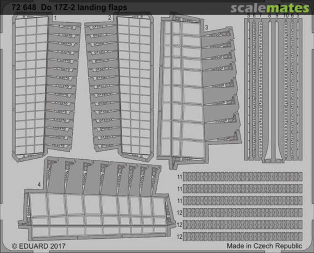 Boxart Do 17Z-2 landing flaps 72648 Eduard