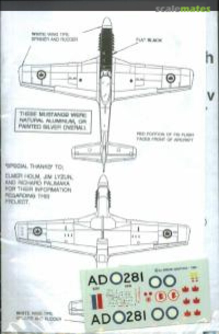 Boxart North American Mustang Mark 4 C-84-72 Arrow Graphics