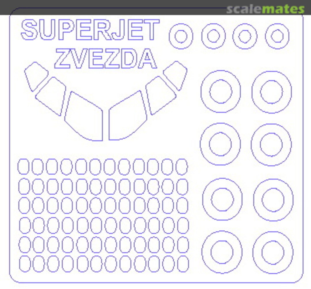 Boxart Sukhoi Superjet 100 14500-1 KV Models