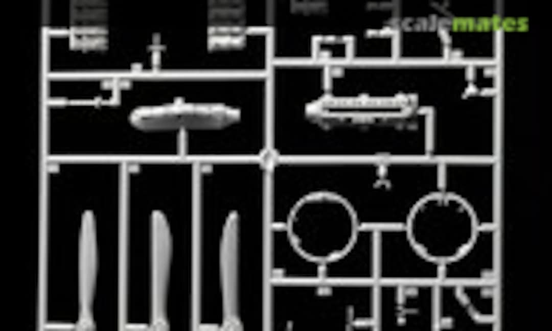 1:32 150hp Bz.III engine &amp; accessory sprue (Wingnut Wings 132E0009)