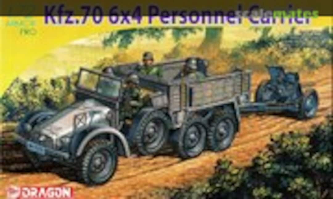 1:72 Kfz. 70 Mannschaftskraftwagen Krupp L2H143 &amp; 3,7cm Pak 35/36 (Dragon 7377)