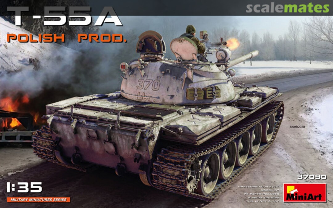 Boxart T-55A Polish Production 37090 MiniArt