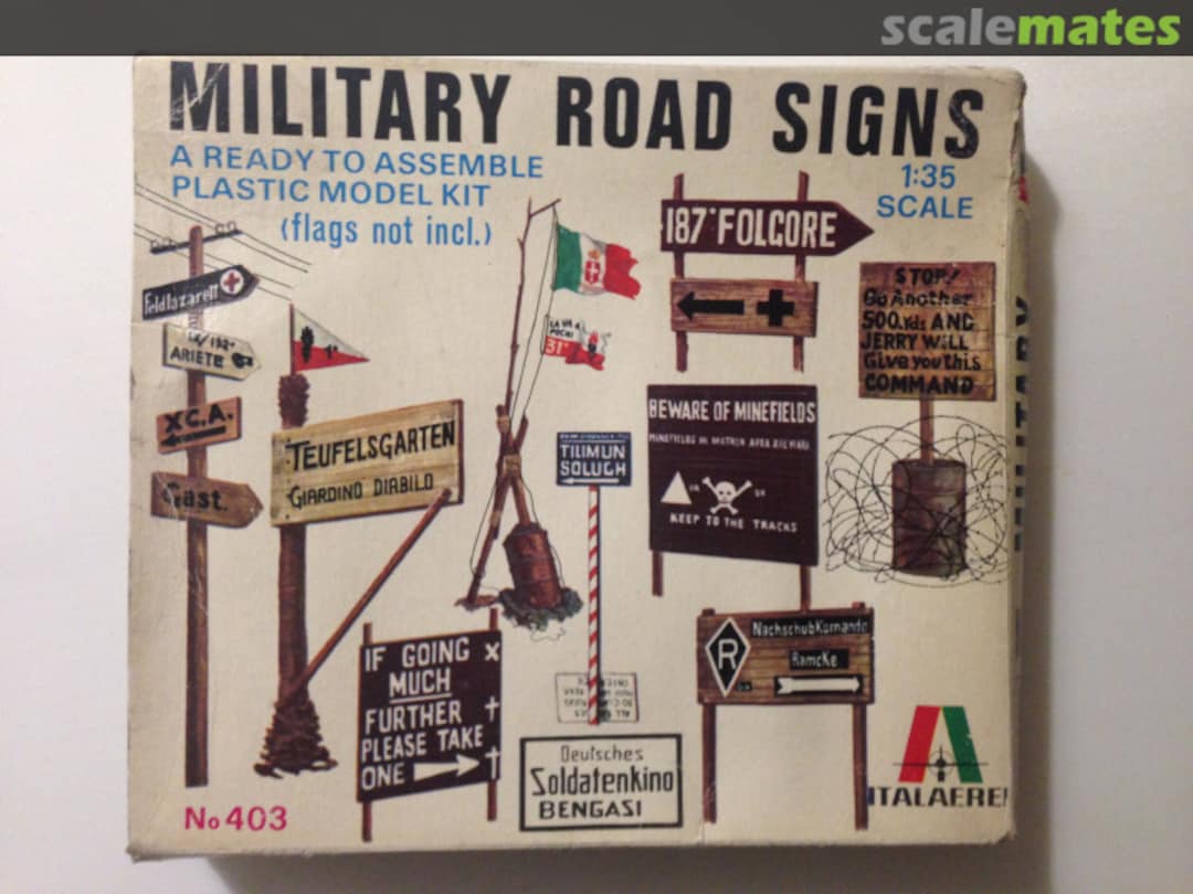 Boxart Military Road Signs 430 Italaerei