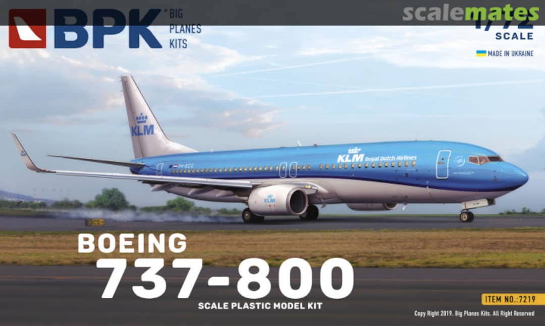 Boxart Boeing 737-800 7219 BPK