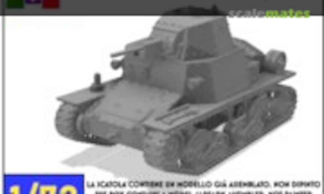 1:72 Fiat-Ansaldo L6/40 (Mussini Fiat-Ansaldo L6/40 scala)