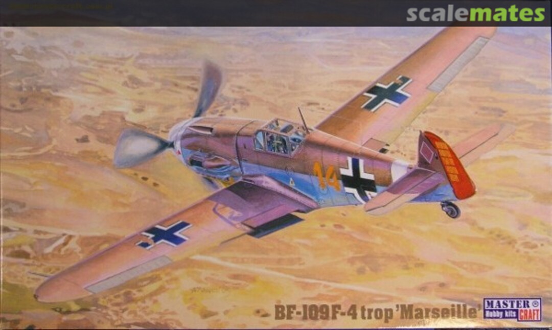 Boxart Bf-109F-4 trop 'Marseille' C-40 MasterCraft