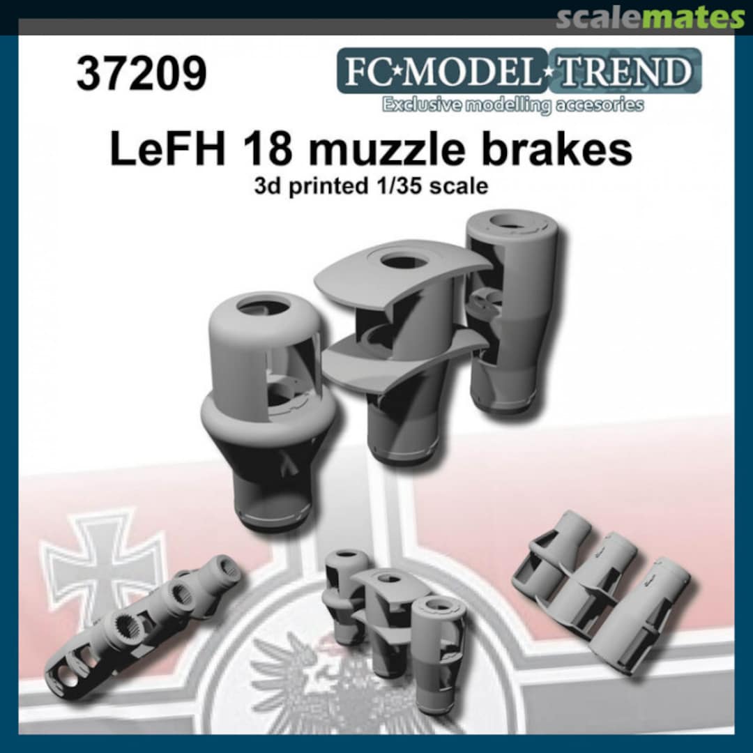 Boxart LeFH 18 muzzle brakes 37209 FC Model Trend