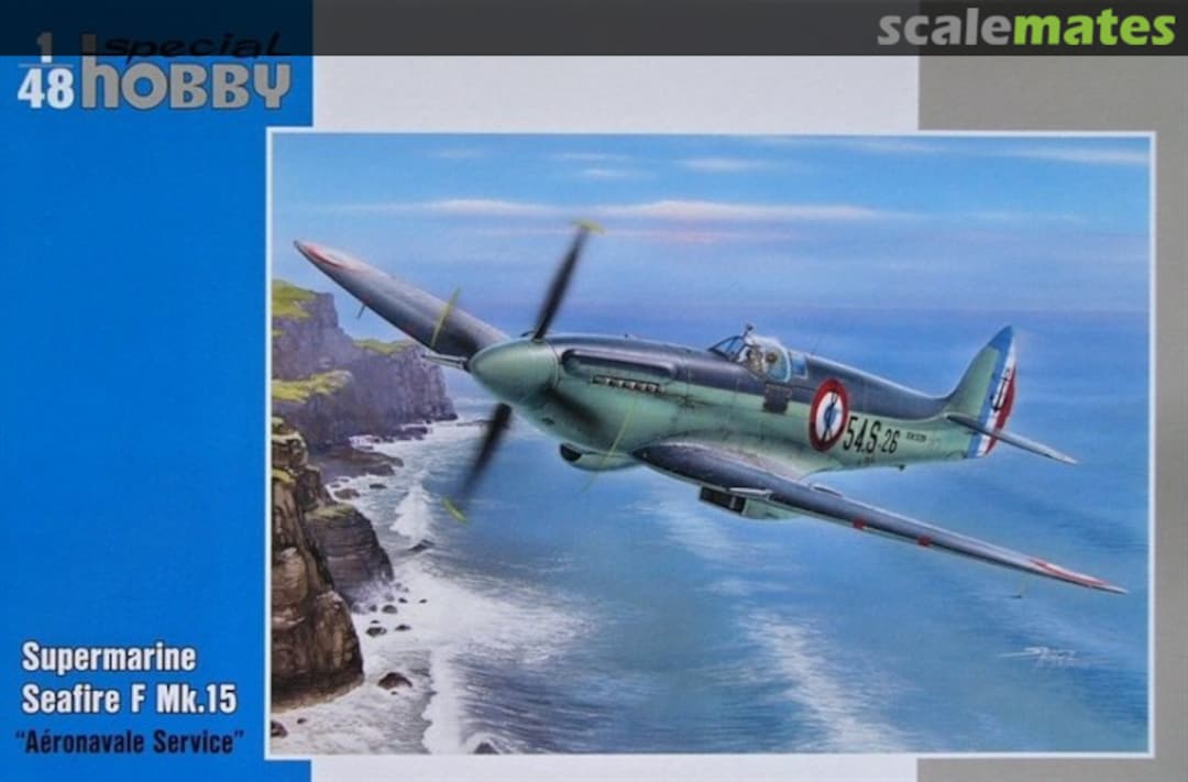 Boxart Supermarine Seafire F Mk.15 "Aéronavale Service" SH48125 Special Hobby