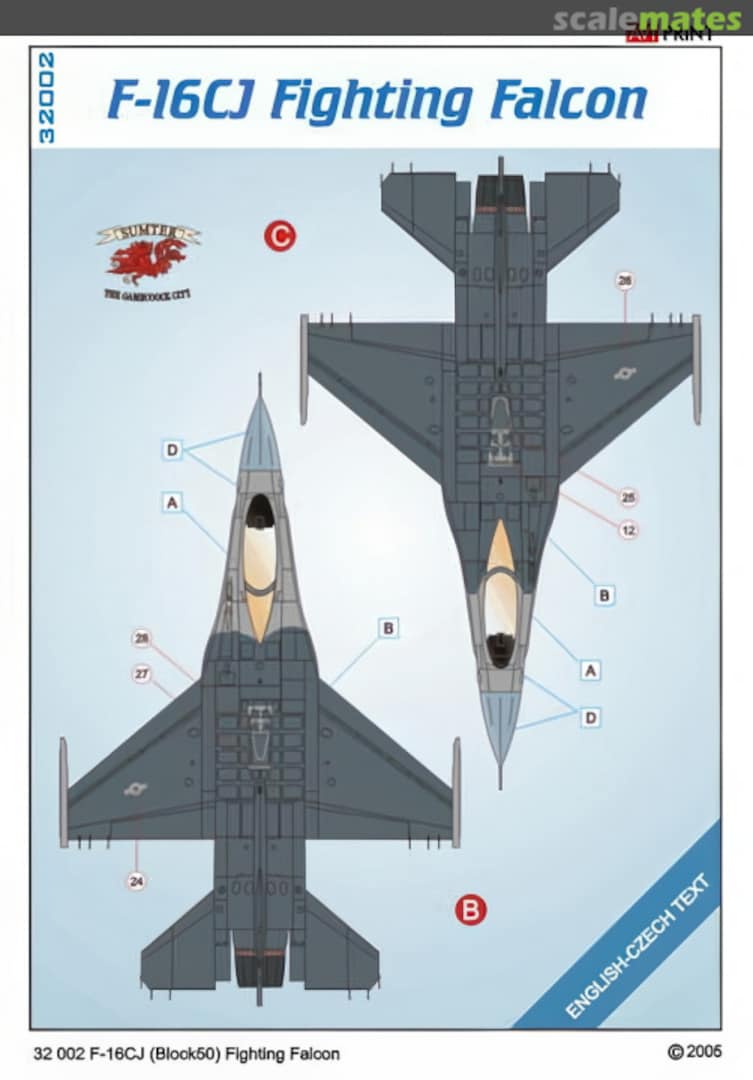 Boxart F-16CJ (Block 50) Fighting Falcon AV32002 AVI Print