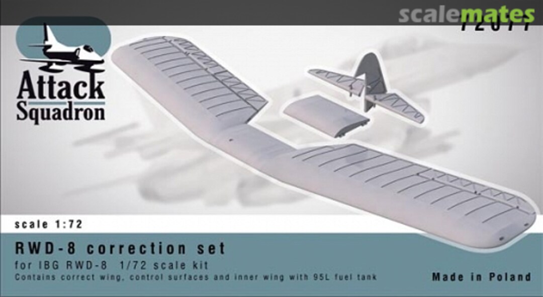 Boxart RWD-8 Correction Set 72077 Attack Squadron