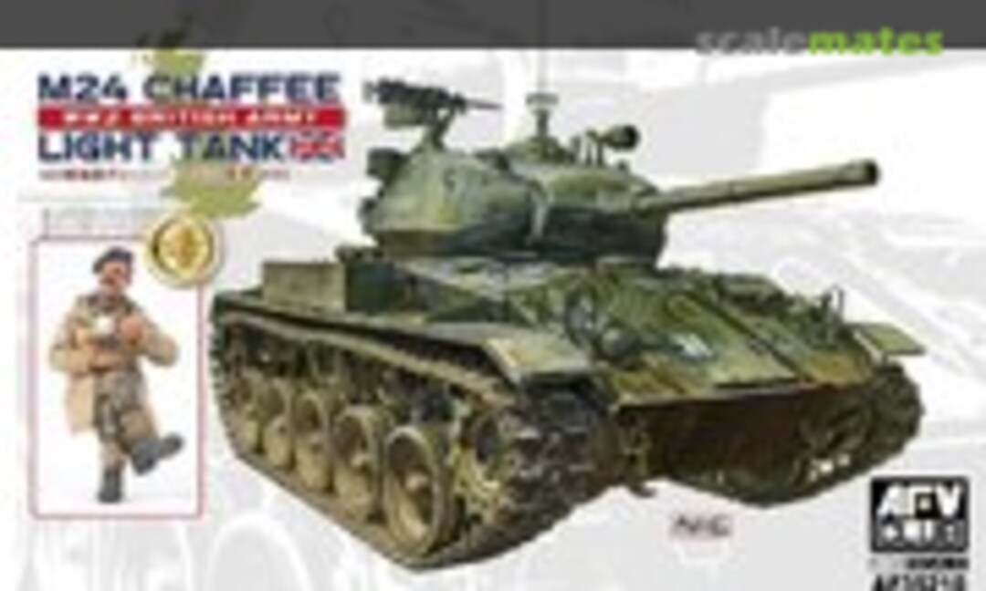 1:35 M24 Chaffee Light Tank WW2 British Army (AFV Club AF35210)