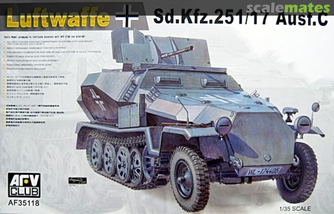 Boxart Sd.Kfz. 251/17 Ausf. C AF35118 AFV Club