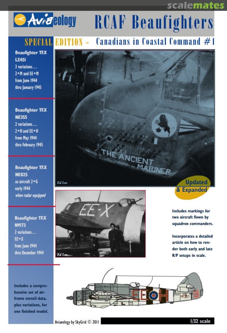 Boxart RCAF Beaufighters AOD32002m Aviaeology