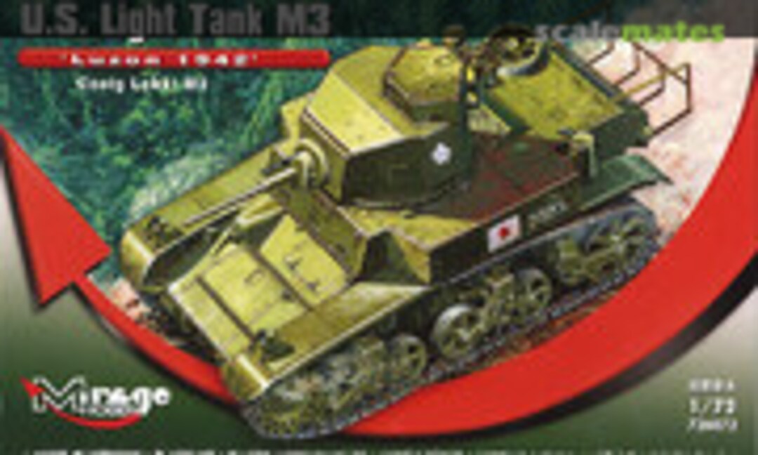 1:72 M3 light tank (Mirage Hobby 726072)