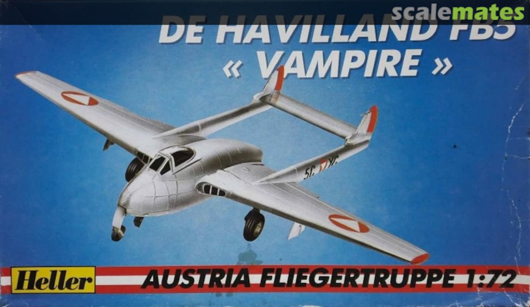 Boxart De Havilland FB.5 Vampire 80333 Heller