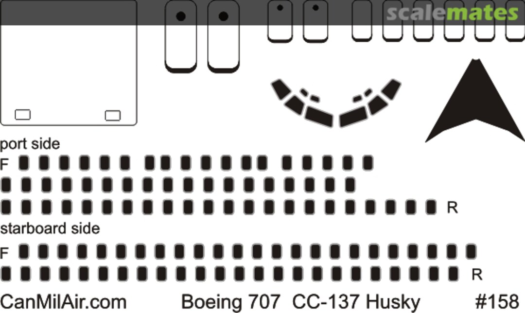 Boxart Boeing 707-320C CC-137 Husky: 158 CanMilAir