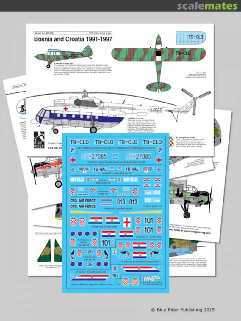 Boxart Bosnian and Croatian Air Forces 1991-1997 BR818 Blue Rider