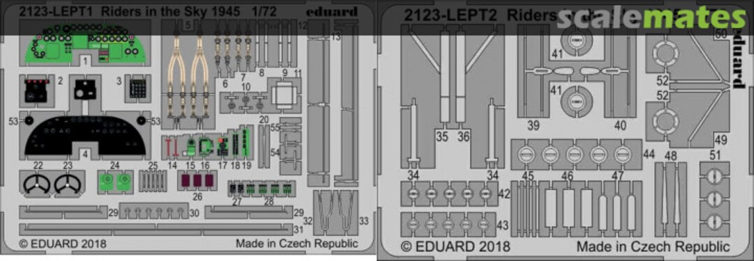 Boxart Riders in the Sky 1945 (Liberator GR Mk.VI, VIII) PE-Set 2123-LEPT Eduard