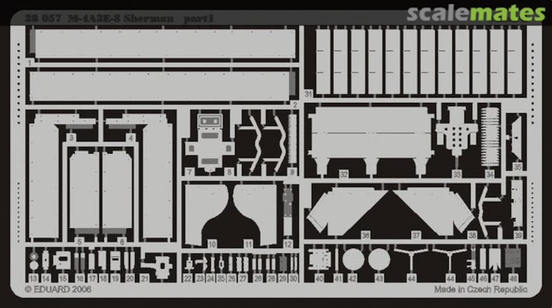 Boxart M-4A3E8 Sherman 28057 Eduard