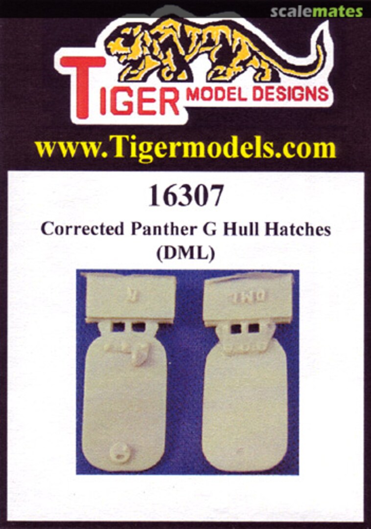 Boxart Corrected Panther G Hull Hatches 16307 Tiger Models