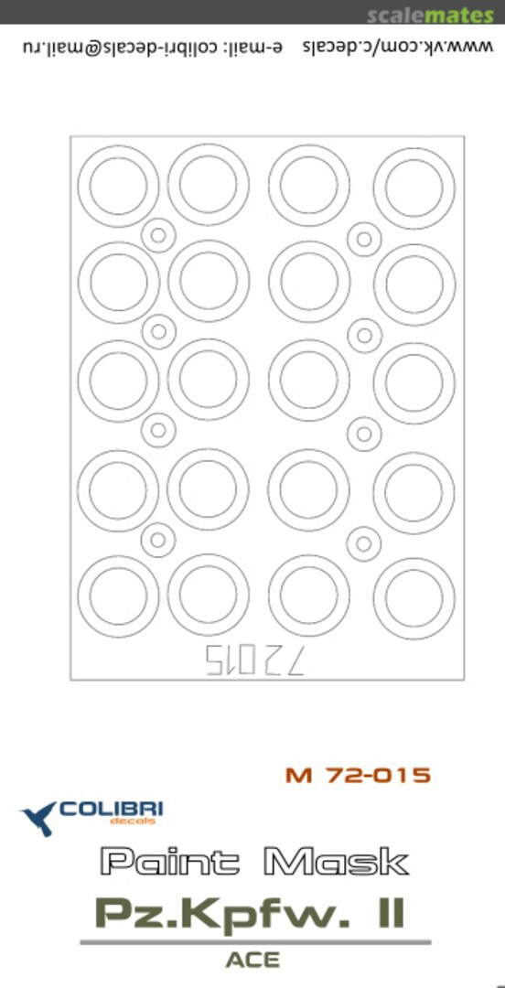 Boxart Pz.Kpfw. II (ACE) M72015 Colibri Decals