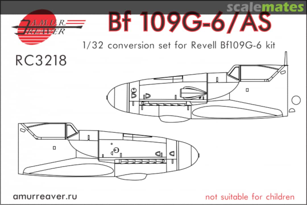 Boxart Bf-109G-6/AS Conversion RC3218 A.M.U.R. Reaver