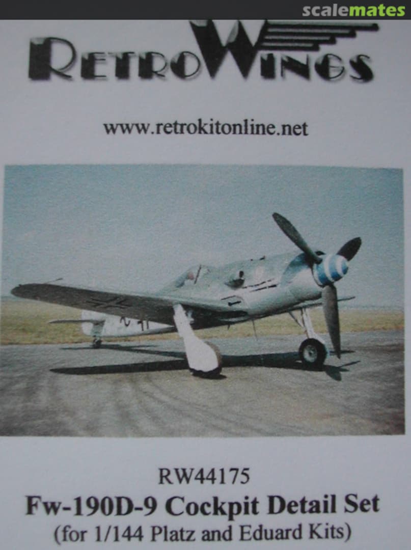 Boxart Focke-Wulf Fw-190D-9 Cockpit RW44175 RetroWings