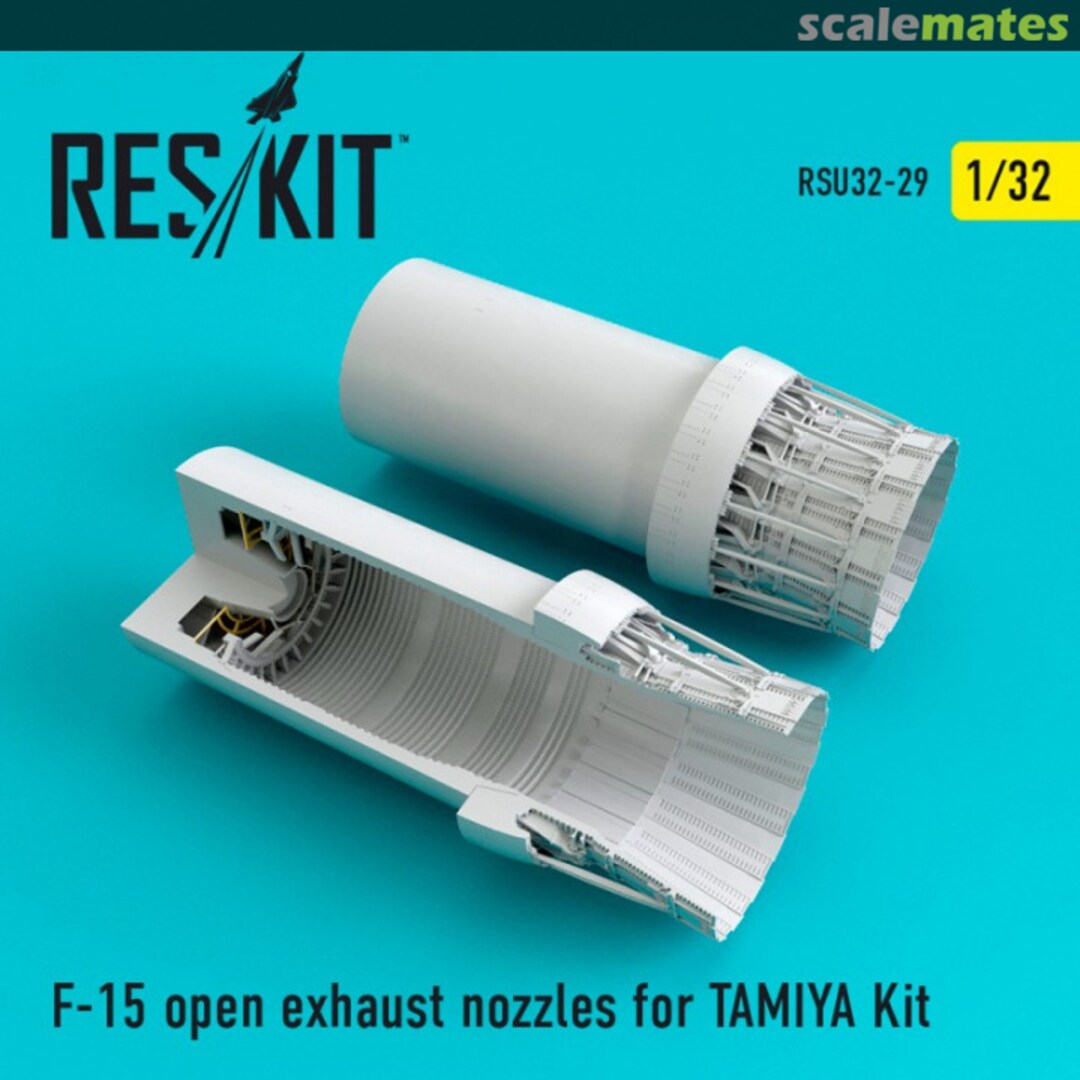 Boxart F-15 Eagle open exhaust nozzles RSU32-0029 ResKit