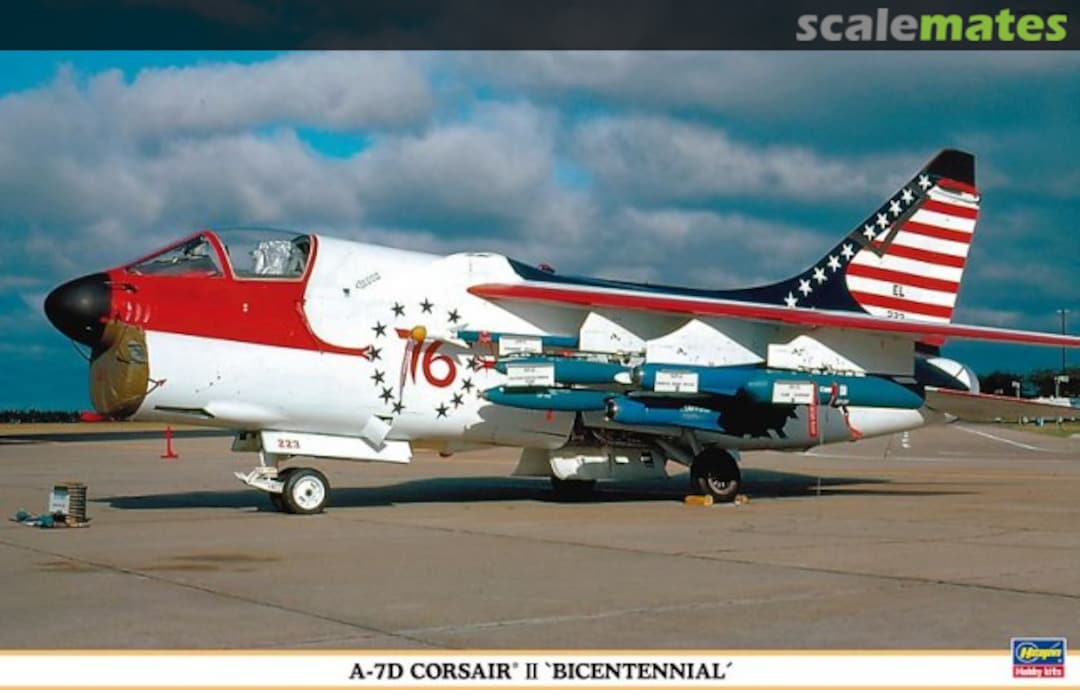 Boxart A-7D Corsair II `Bicentennial´ 09876 Hasegawa