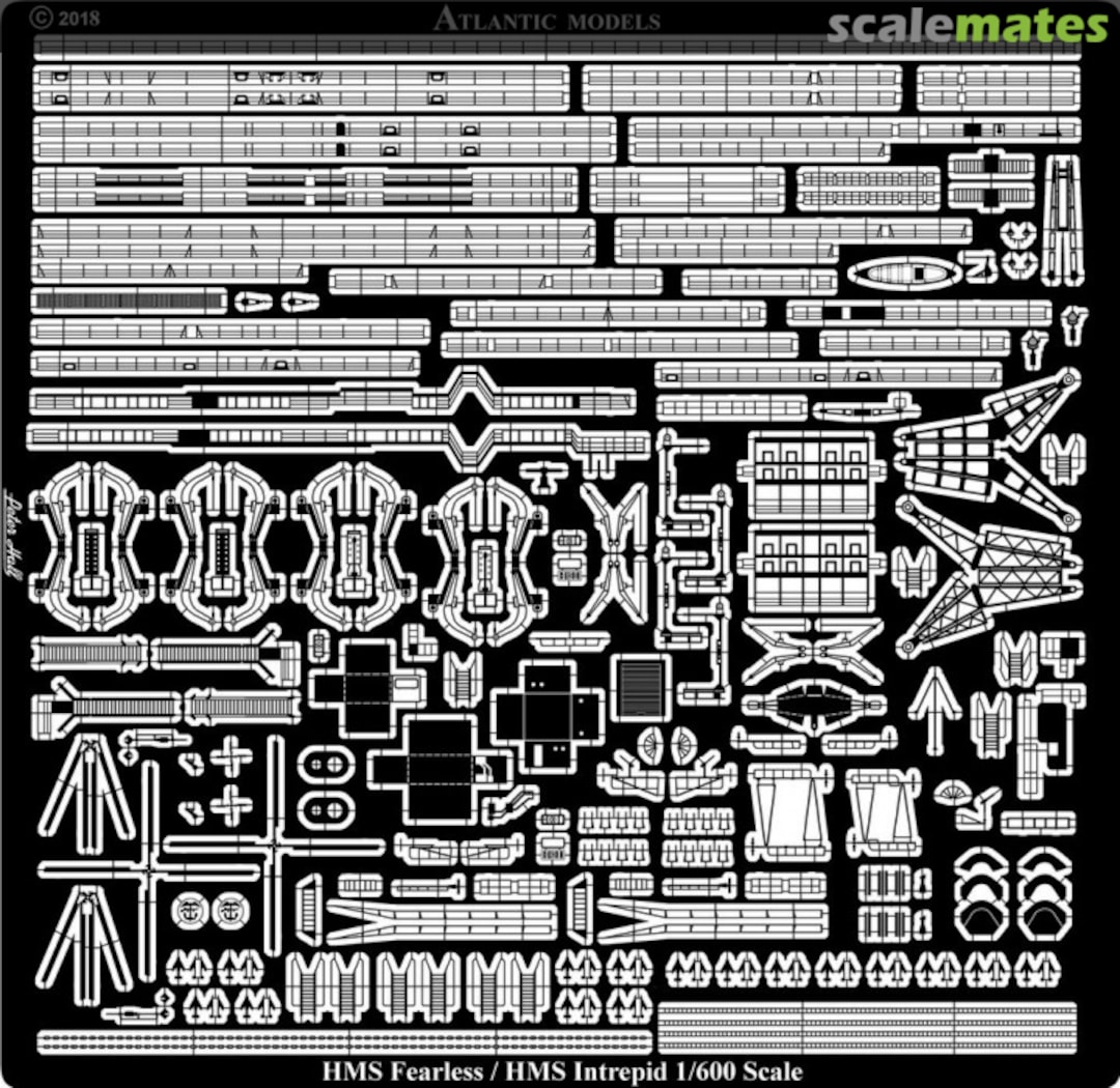 Boxart HMS Fearless/ HMS Intrepid ATEM 60012 Atlantic Models