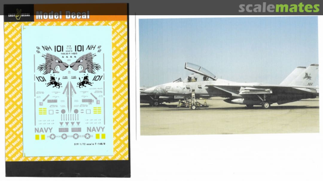 Boxart VF-213 Blacklions 'Nose Art' 519 Easy Decal