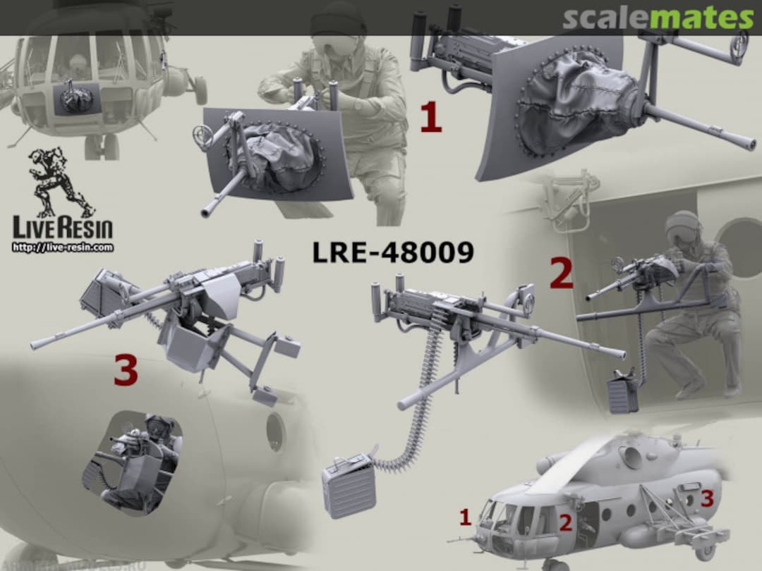 Boxart PKT Machine Gun - Nose / Door / Ramp LRE-48009 Live Resin