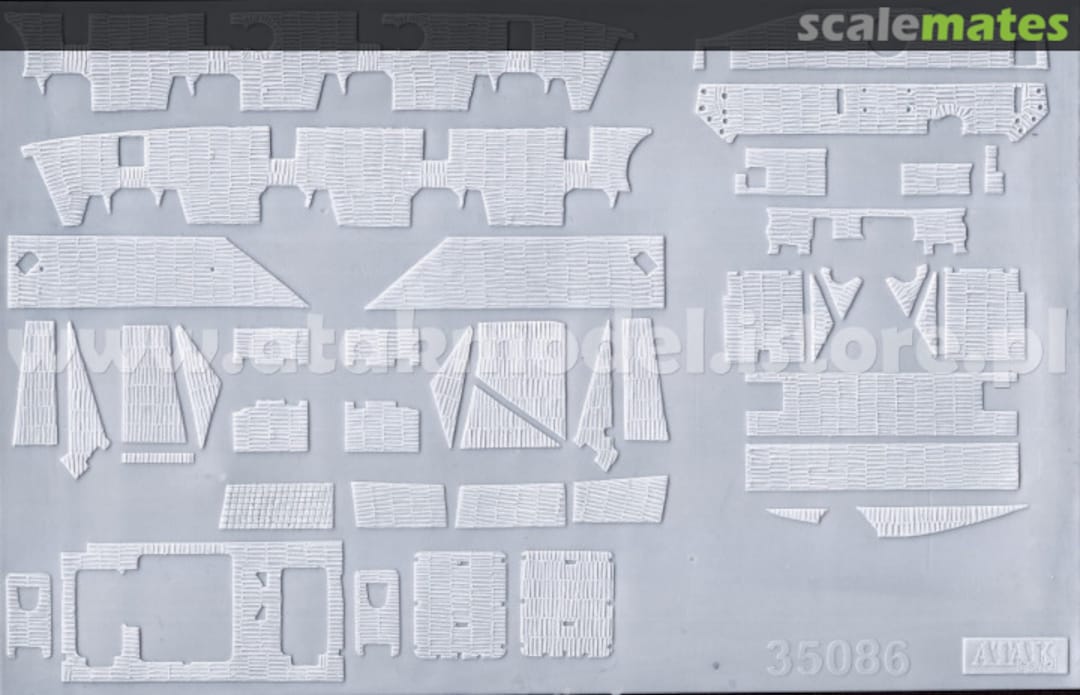 Boxart Zimmerit StuG IV Early Production 35086 Atak Model