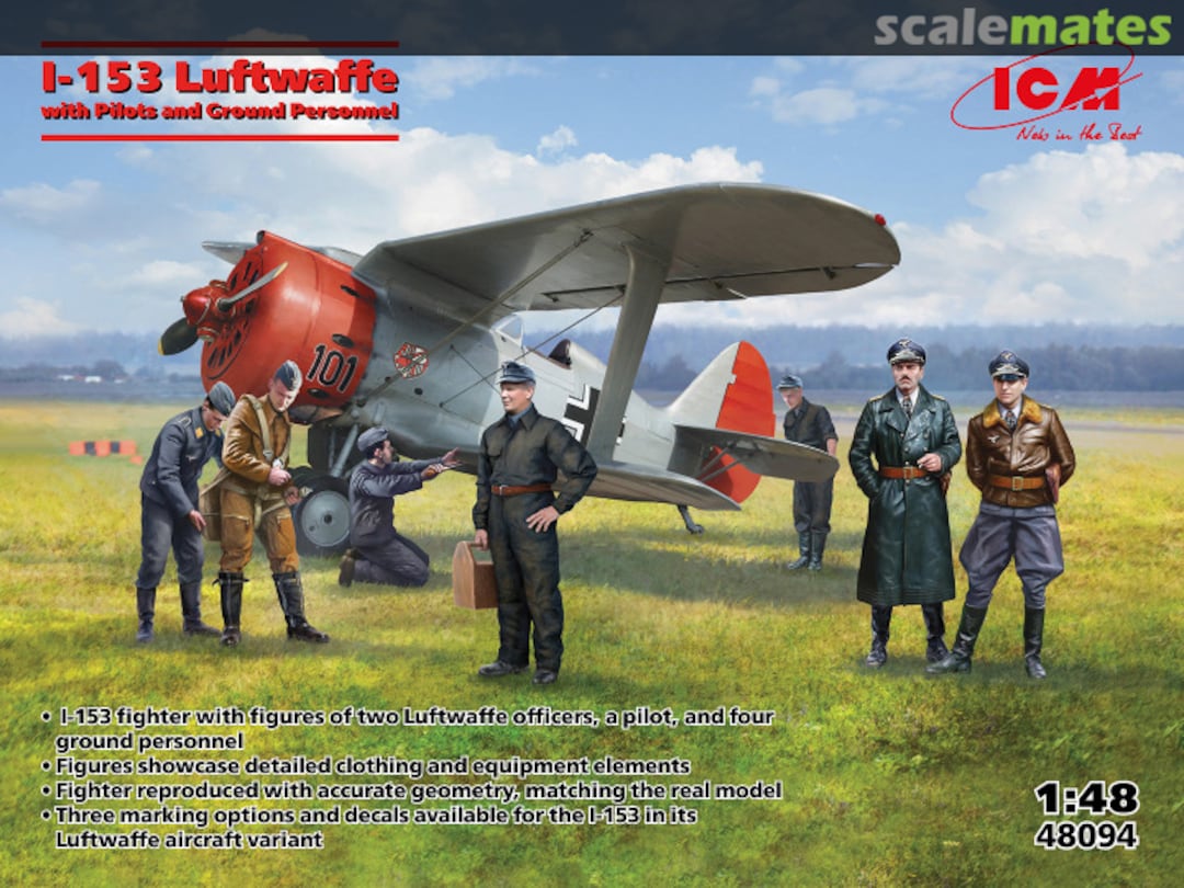 Boxart Polikarpov I-153 48094 ICM