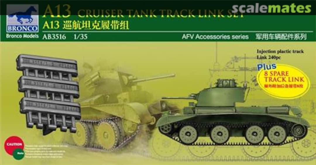 Boxart Cruiser Tank Track Link Set AB3516 Bronco