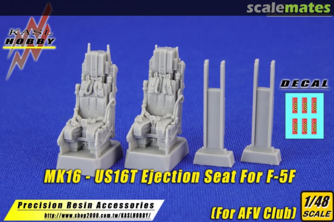 Boxart MK16-US16T Ejection Seat For F-5F (Double seat) K48160 Kasl Hobby