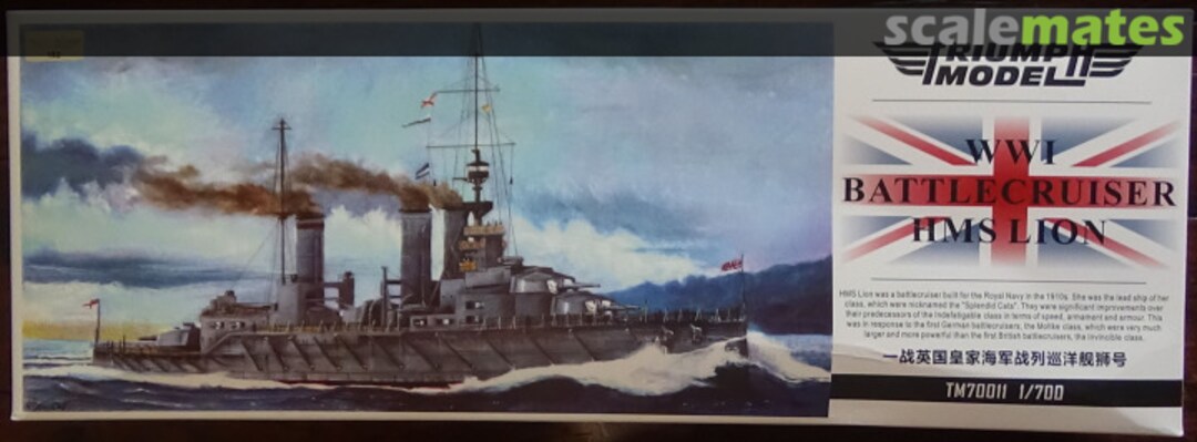 Boxart WWI Battlecruiser HMS Lion TM70011 Triumph Model