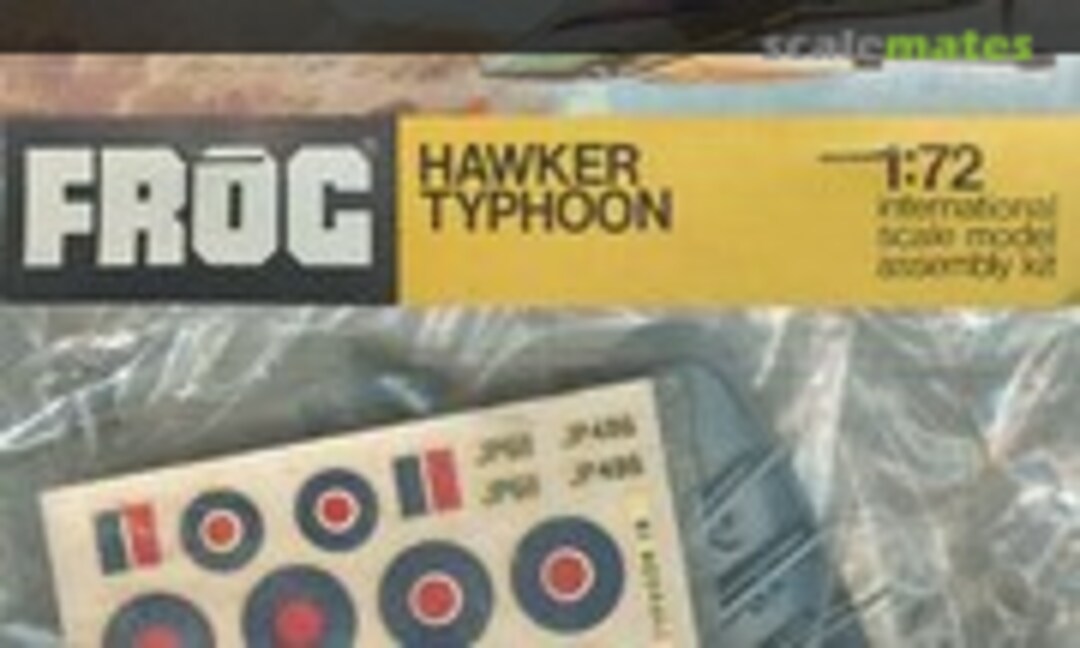 1:72 Hawker Typhoon (FROG F209F)