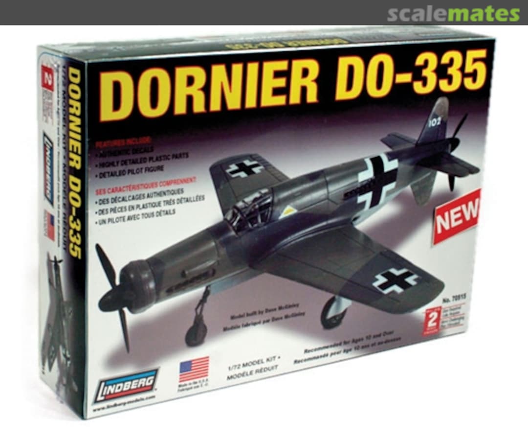 Boxart Dornier DO-335 70515 Lindberg