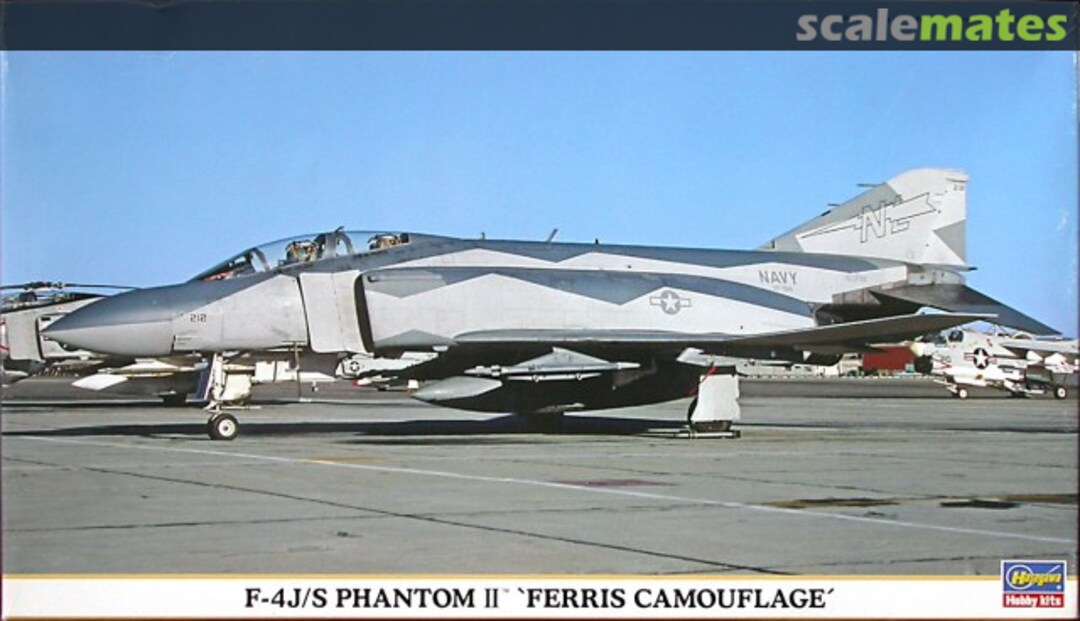 Boxart F-4J/S Phantom II `Ferris Camouflage´ 00911 Hasegawa