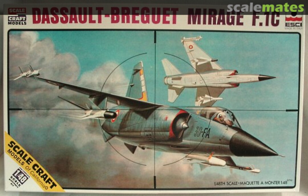 Boxart Dassault Mirage F.1C SC-4006 ESCI/Scale Craft