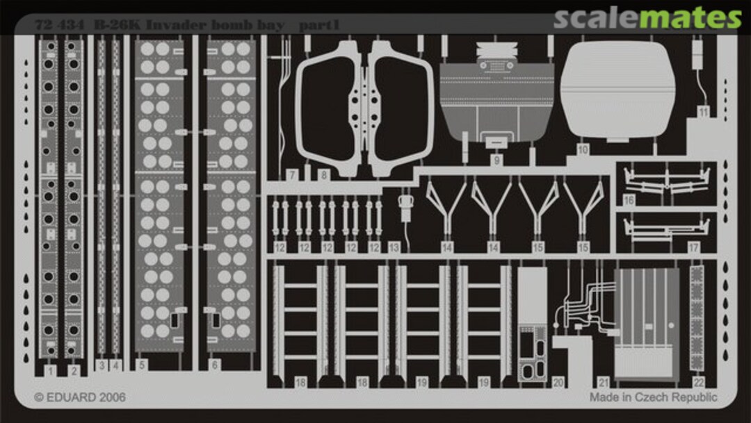 Boxart B-26C/K bomb bay 72434 Eduard