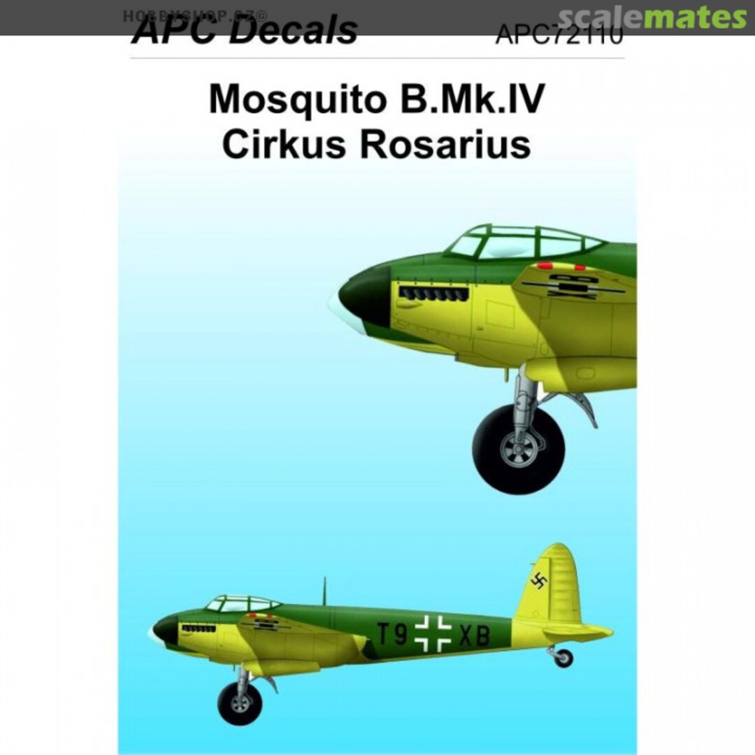 Boxart Mosquito Mk.IV Cirkus Rosarius APC72110 APC Decals