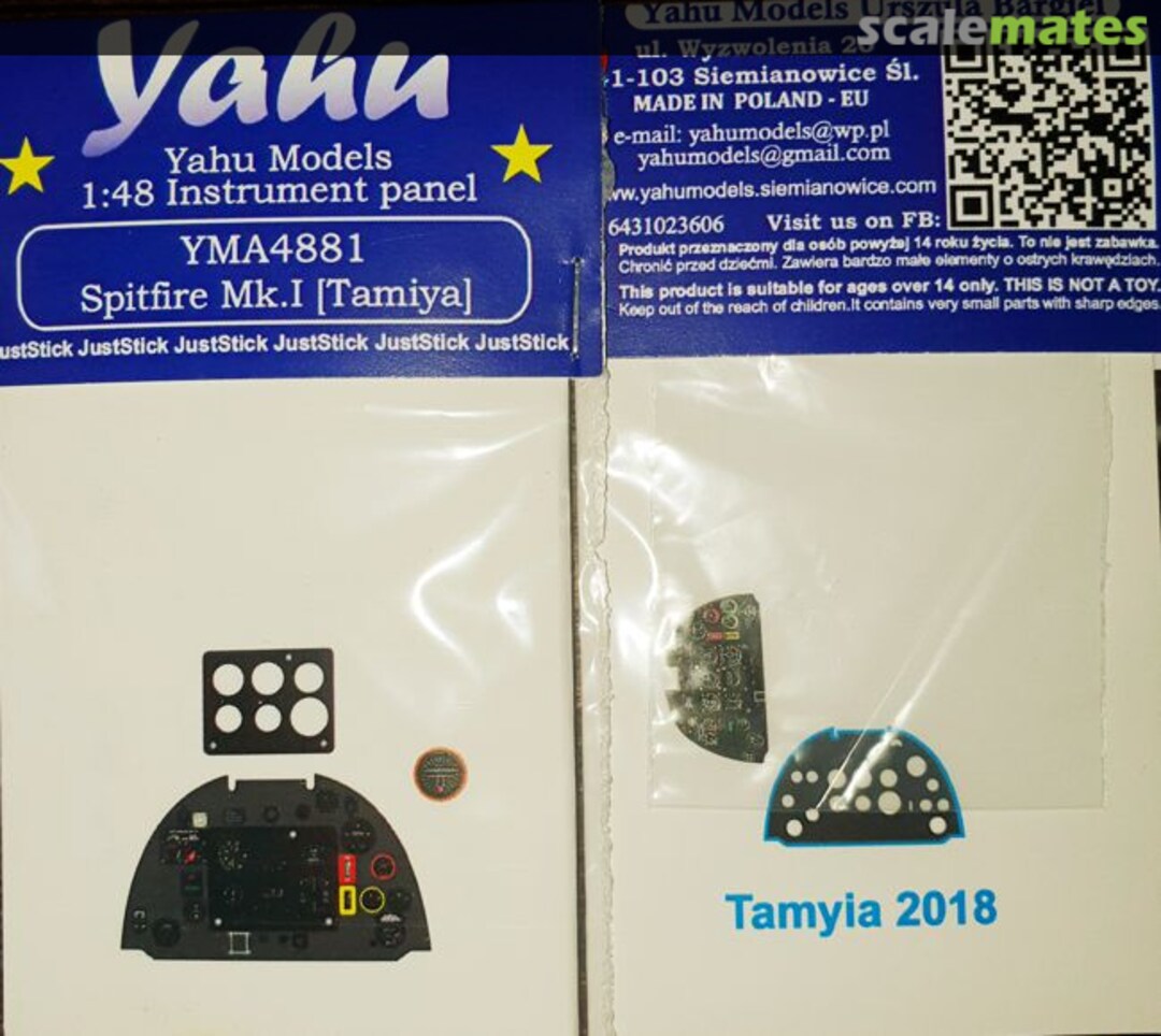 Boxart Spitfire Mk.I YMA4881 Yahu Models