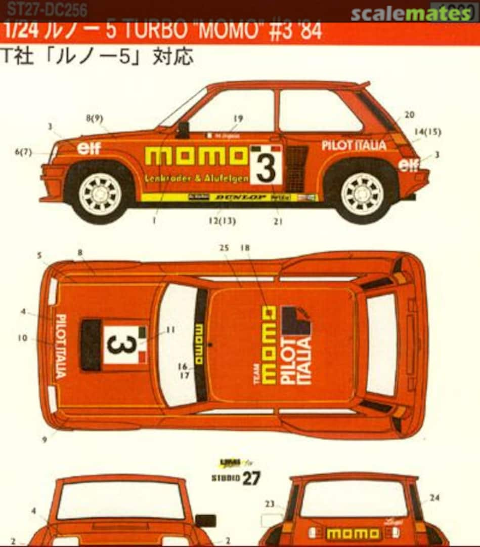 Boxart Renault 5 Turbo ST27-DC256 Studio27