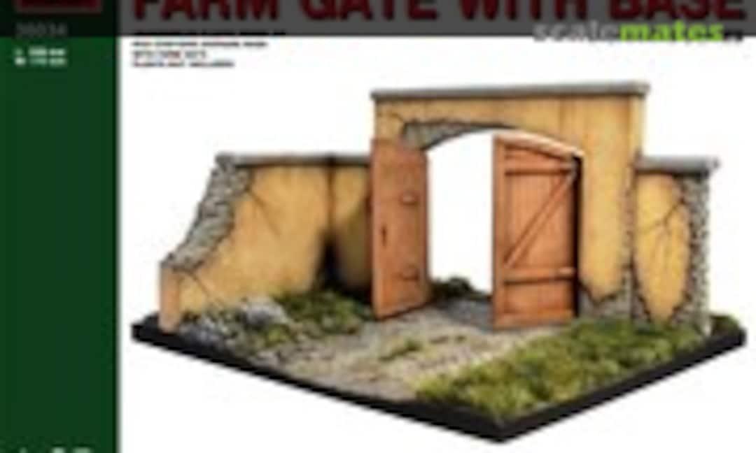 1:35 Farm Gate With Base (MiniArt 36034)