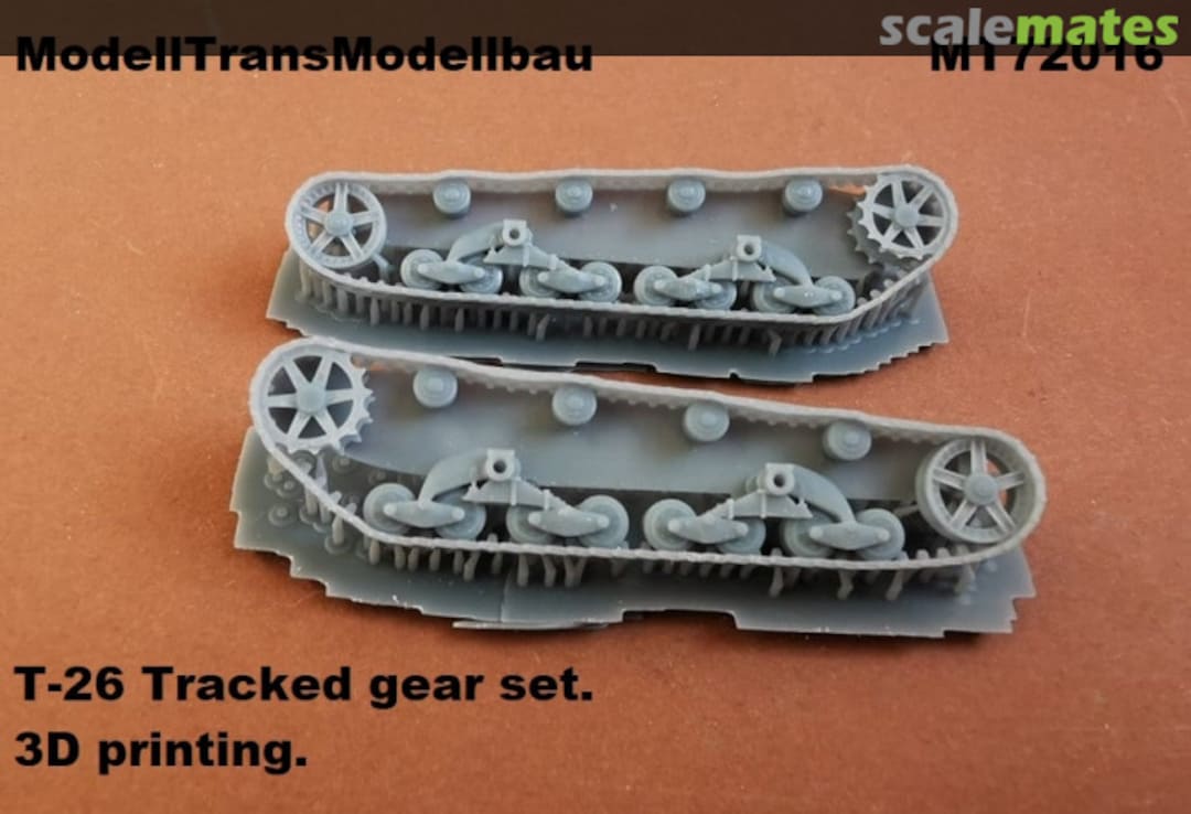 Boxart T-26 Tracked gear set MT72016 Modell Trans Modellbau