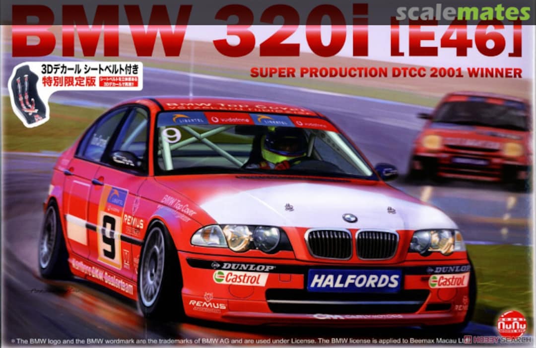 Boxart BMW 320i E46 PN24007PH NuNu Model Kit 