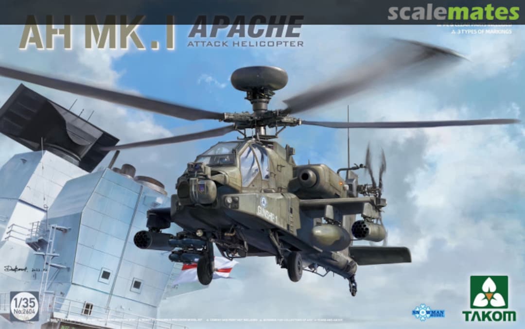 Boxart AH Mk. 1 Apache 2604 Takom